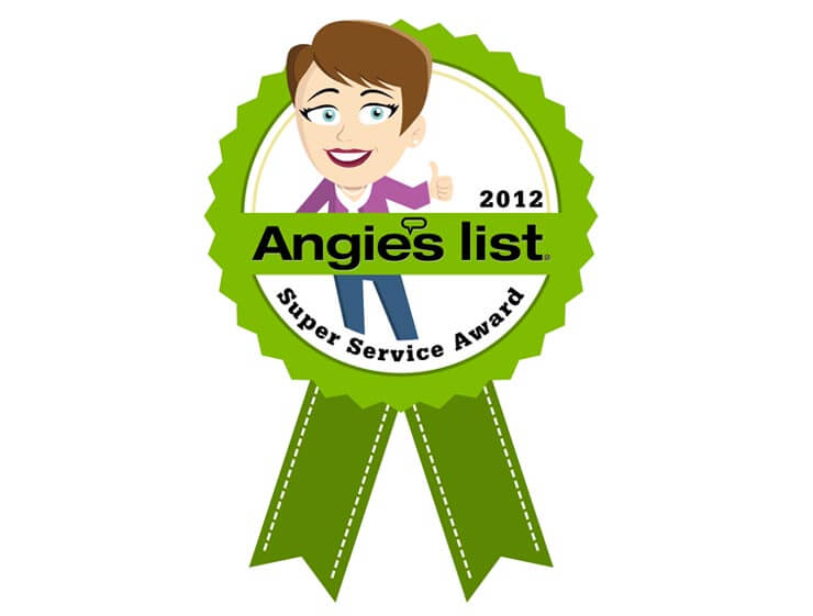 2012 Angie's List Super Service Award Winner