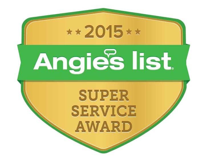 2015 Angie's List Super Service Award Winner