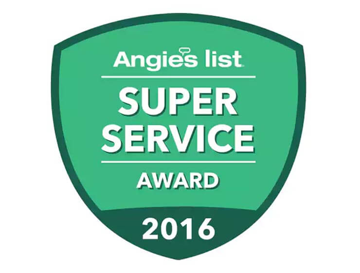 2016 Angie's List Super Service Award Winner