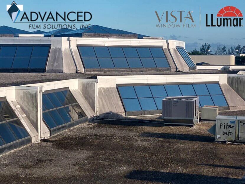 Florida Skylights Exterior Window Film Applications Advanced Film
