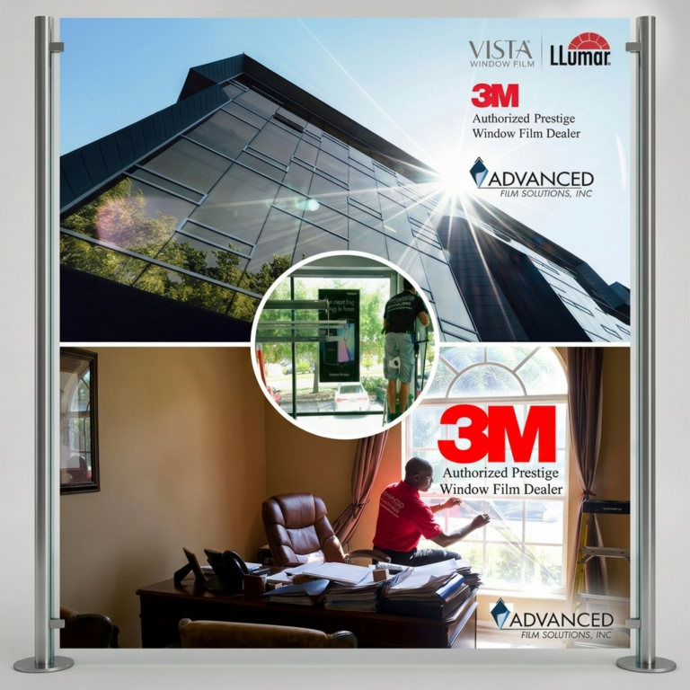 Window film collage