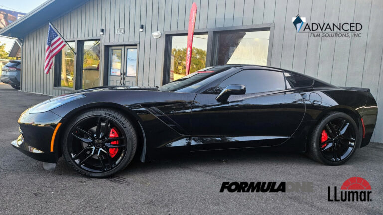 Corvette with Stratos film